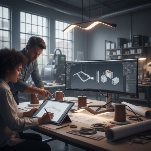 פתרונות תאורת לד לחללי עבודה פנימיים